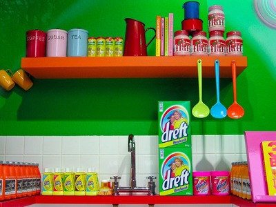 キッチン,カラフル,遊び心